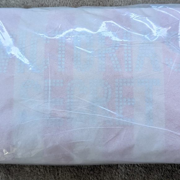 Victoria's Secret Signature Stripe Beauty Bag New Logo - Picture 2 of 7